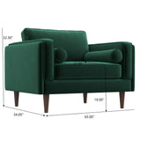 Amber - Velvet Universal Lounge Chair
