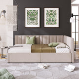 Upholstered Daybed, Sofa Bed Frame, No Box Spring Needed