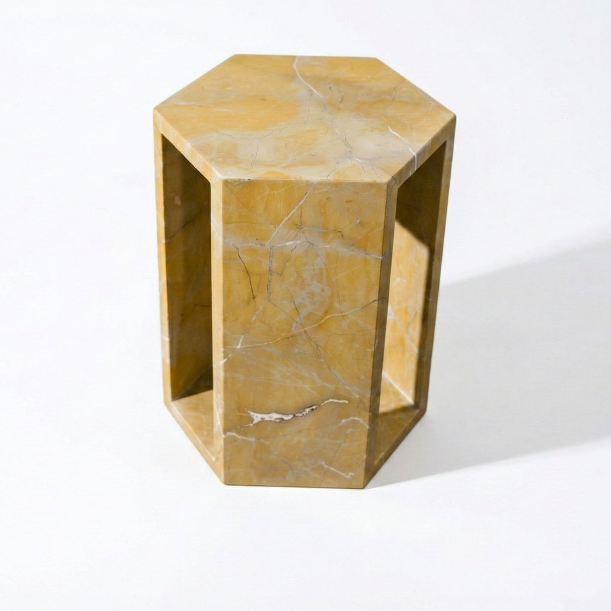 Modern Minimalist Hexagon Side Table