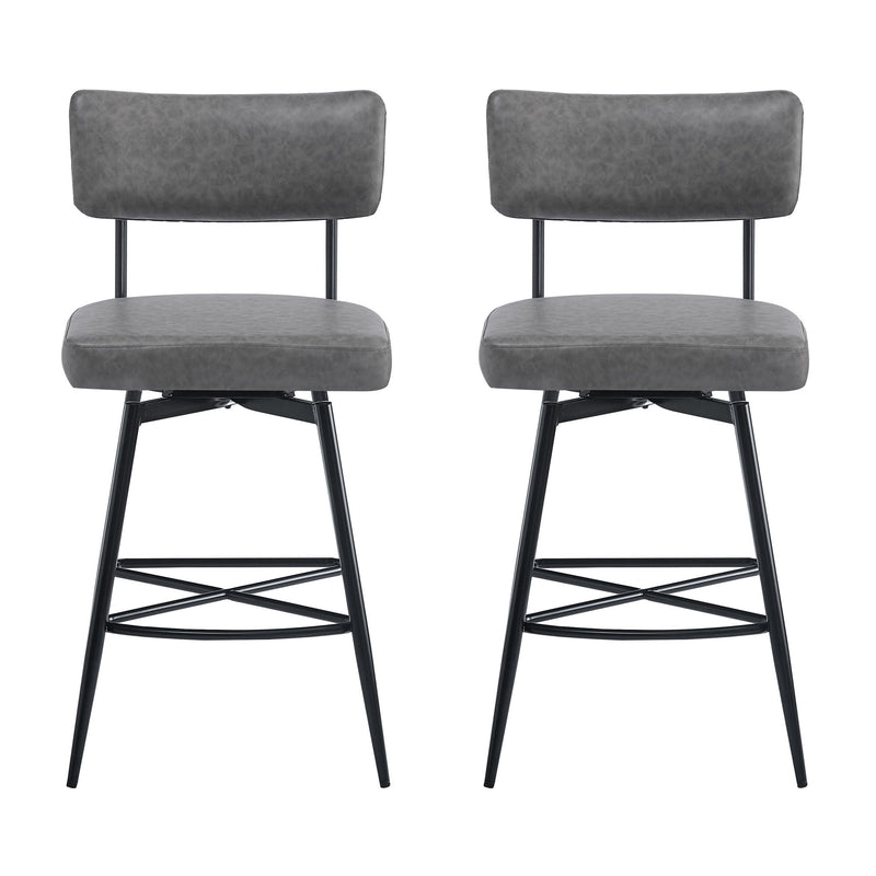 Retro Swivel Counter Stools (Set of 2)