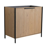 Contemporary Freestanding Bathroom Vanity With Adjustable Shelves