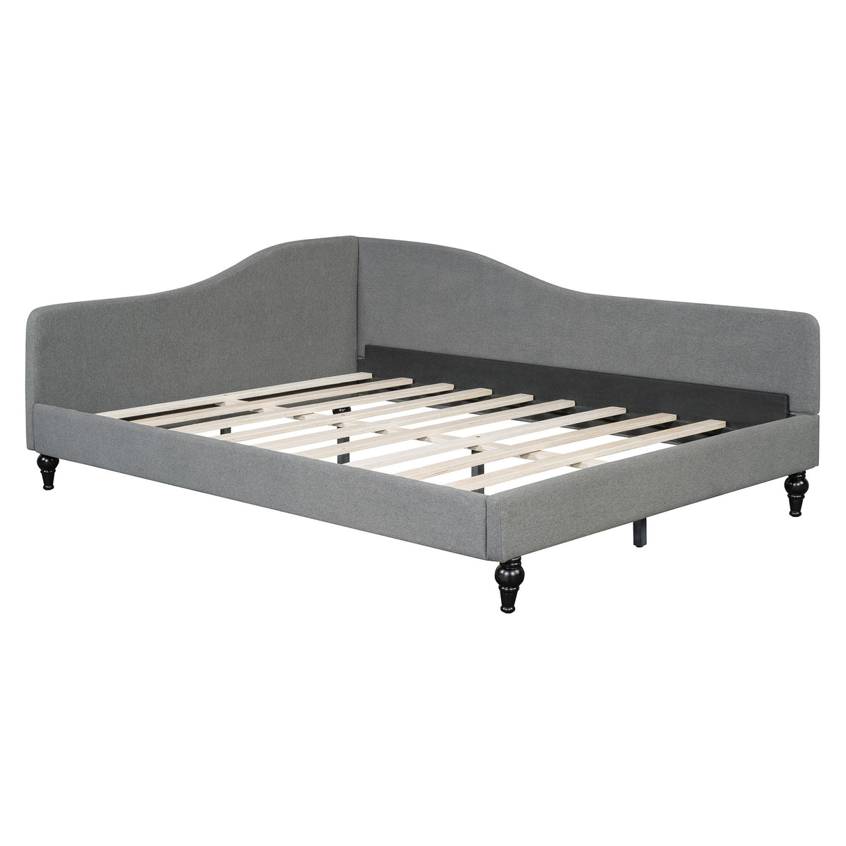 Modern L Shaped Linen Daybed With Legs