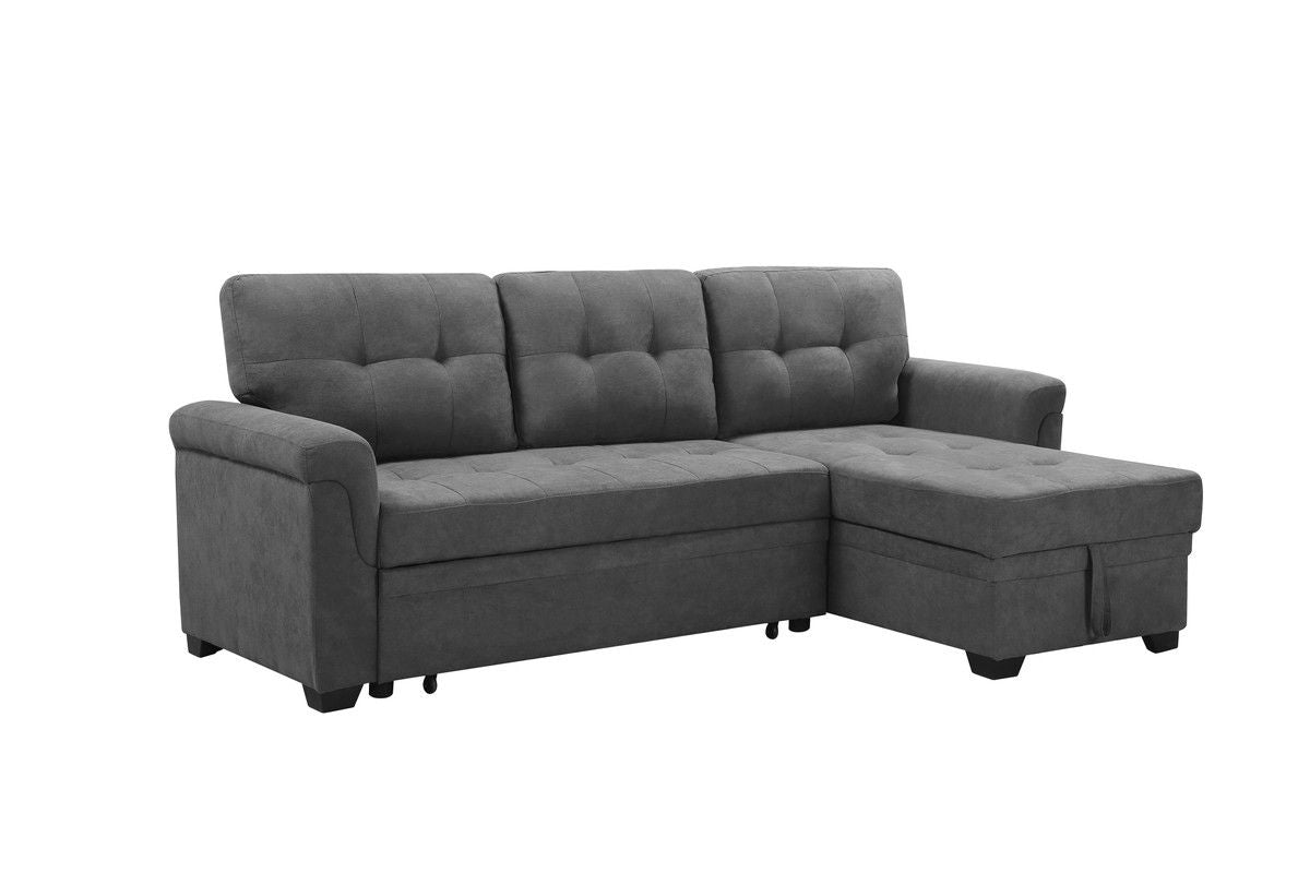Lucca - Reversible Sectional Sleeper Sofa Chaise With Storage