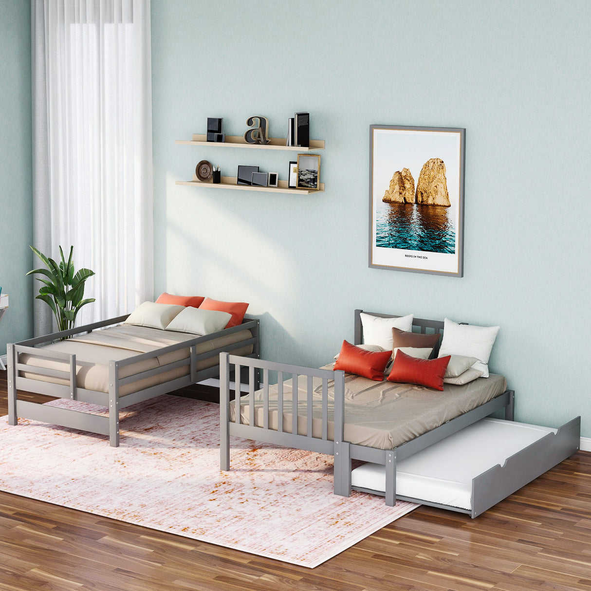 Bunk Bed With Twin Size Trundle