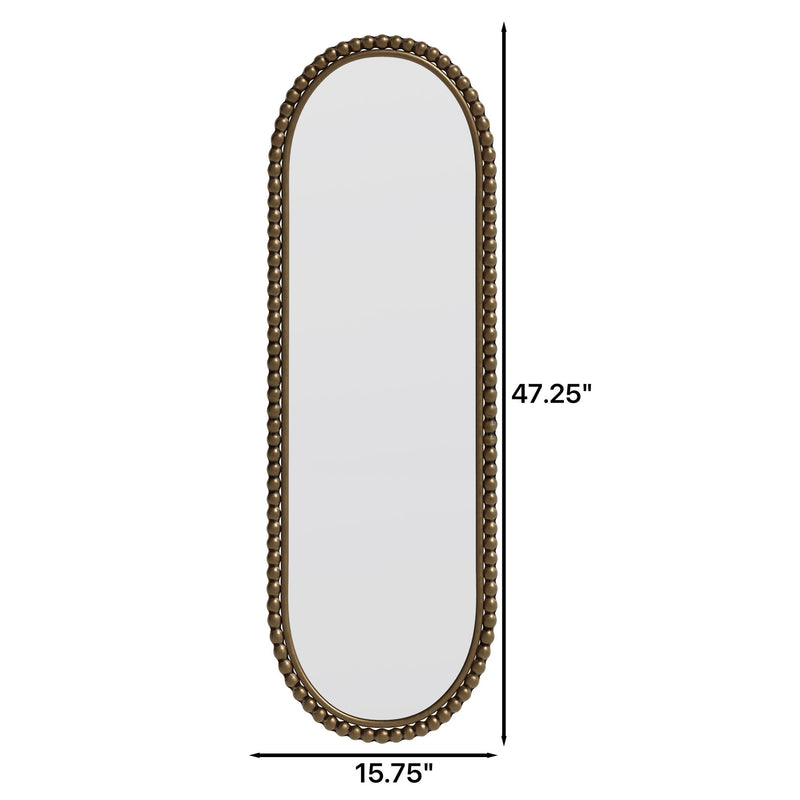 Oval Retro Mirror, Wall Hanging Mirror For Living Room