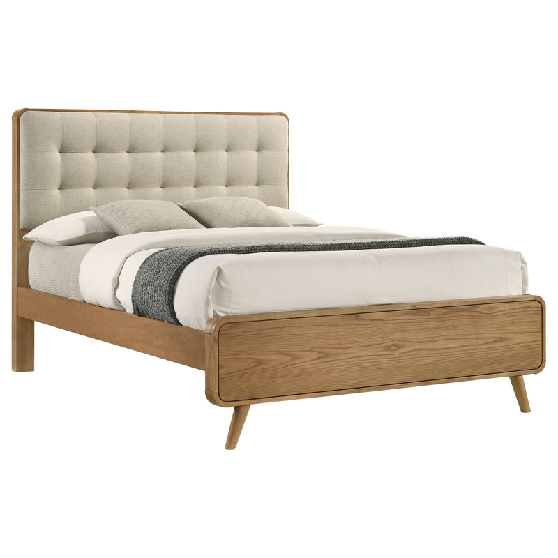 Winston - Platform Bed With Upholstered Headboard