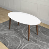 Ada - Mid-Century Modern Style Oval Dining Table
