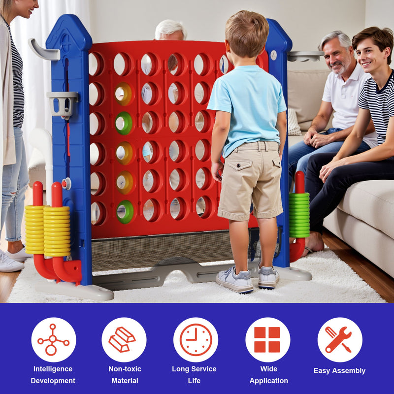 4 To Score Giant Game Set With Bag & Jumbo Connect 4