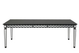 Varian II - Mirrored Dining Table - Black