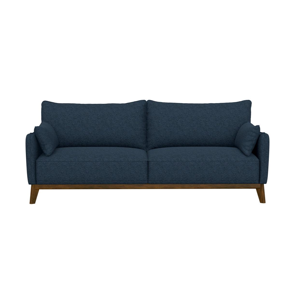 Sofa Wide With Attached Legs - Blue