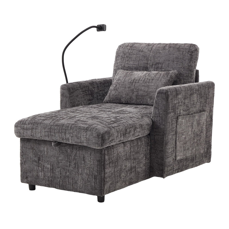 Multifunctional Recliner Sofa With Storage And Phone Bracket