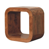 Darcy - Round Nightstand - Brown