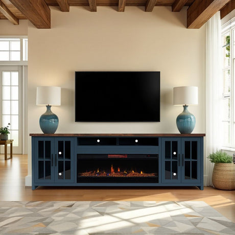 Nantucket - 74" Fireplace TV Stand Console