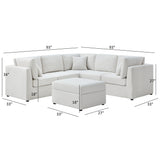 Chauncy - Sectional With Storage Ottoman