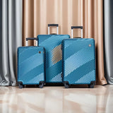 3 Piece Luggage Sets Lightweight Suitcase With Two Hooks, Spinner Wheels,