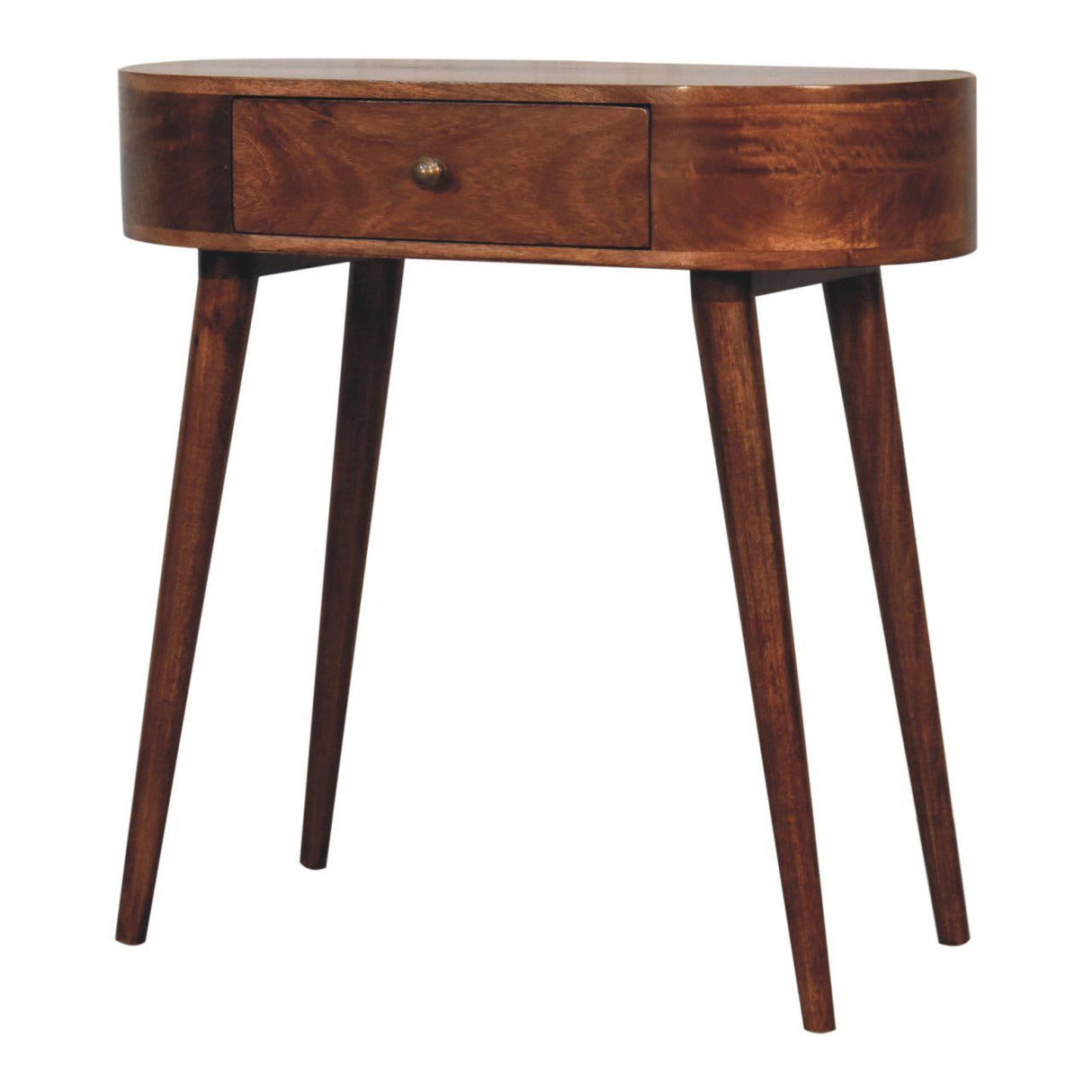 Rounded Wood Table