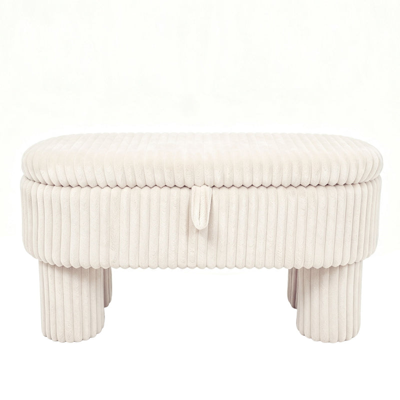Modern Storage Ottoman Bench For Living Room