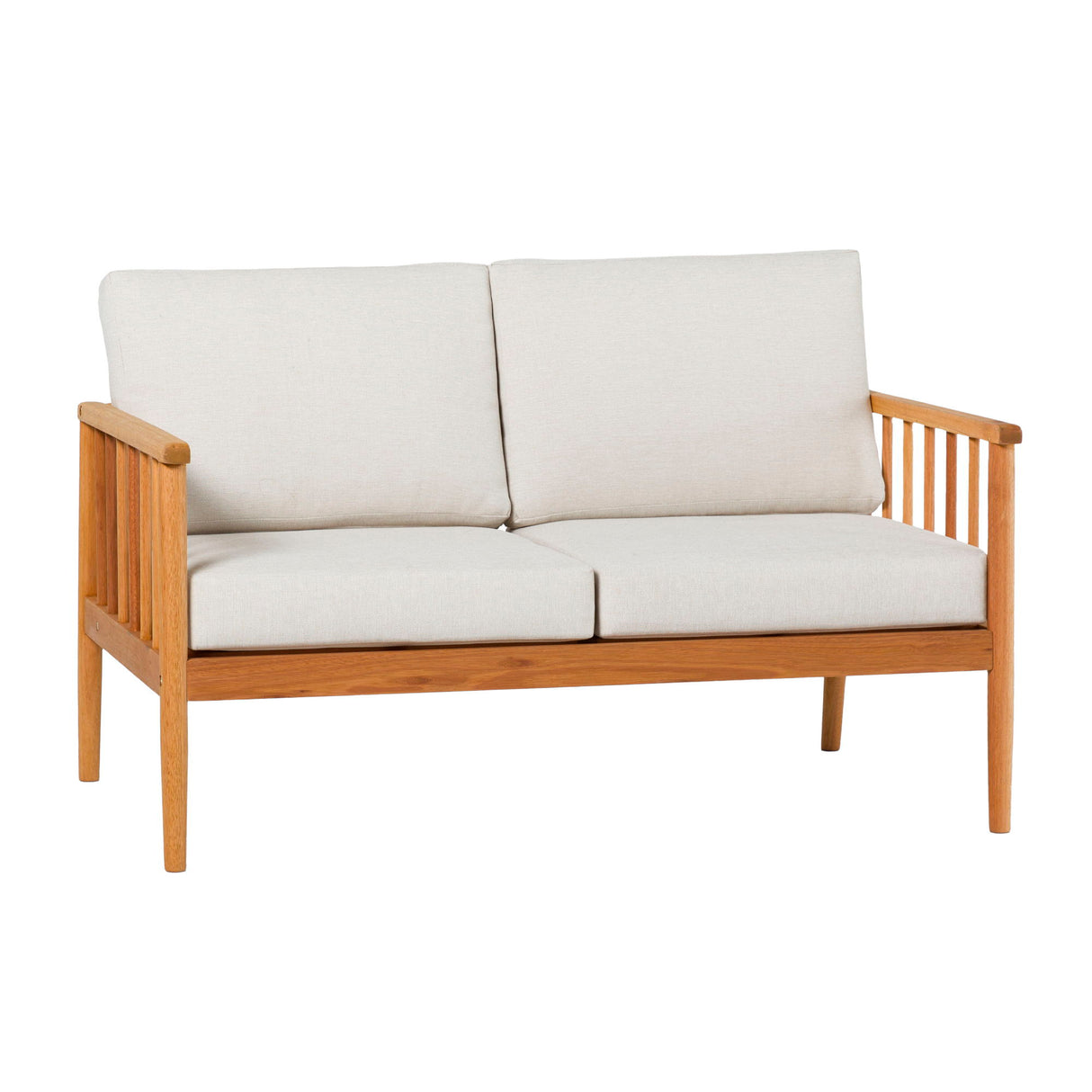 Contemporary Cushioned Patio Triple Lounge