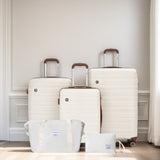 5 Piece Set Hardshell Carry On Luggage Set With Tsa Lock