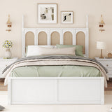 Platform Bed With With 2 Big Drawers With Trundle