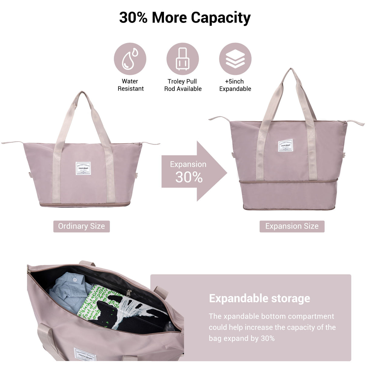 Luggage Set Of 5 Pieces, Expandable Hard Pc Luggage Set With Tsa Lock For Rotating Wheels