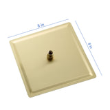 8" Square Rain Shower Head, Ceiling / Wall Mount Stainless Steel Bath Fixture