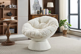 Oversized Swivel Accent Chair, 360 Swivel Barrel Chair, Papasan Chair For Living Room Bedroom