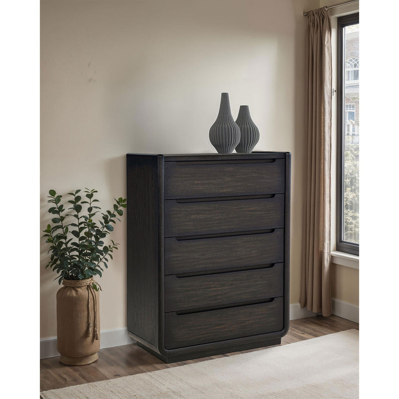 Bangor - 5 Drawer Bedroom Chest - Black