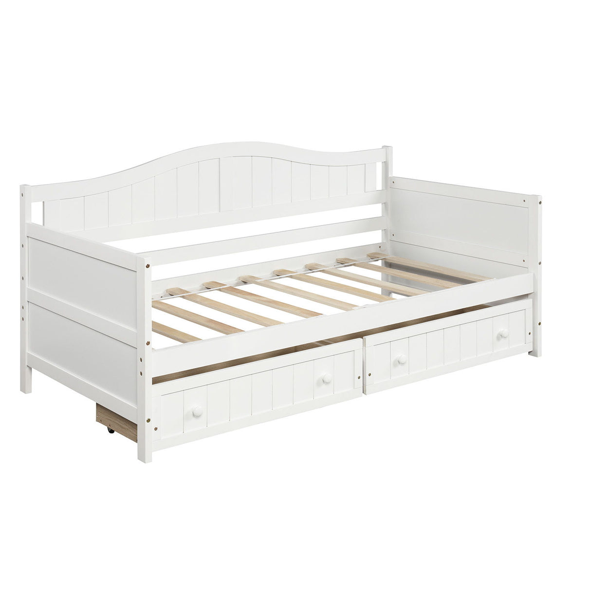 Wooden Daybed, Sofa Bed, No Box Spring Needed