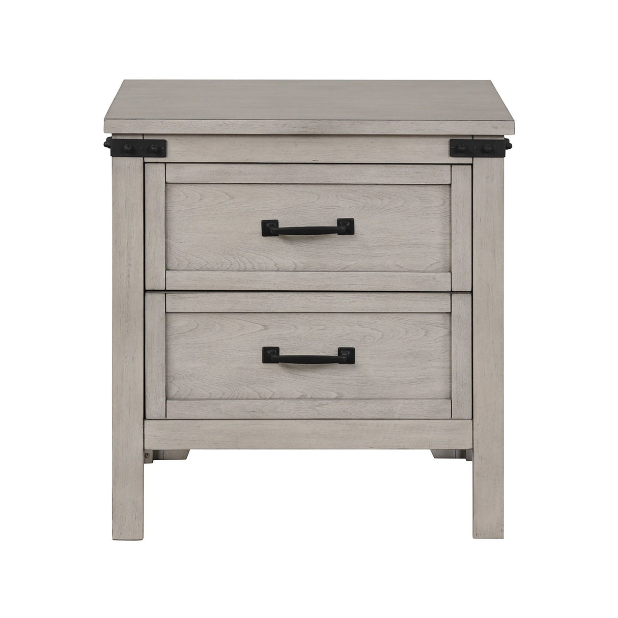 Alexandria - Nightstand, Mountain Mist Finish - Gray