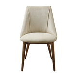 Willene - Polished Microfiber Side Chair (Set of 2) - Beige