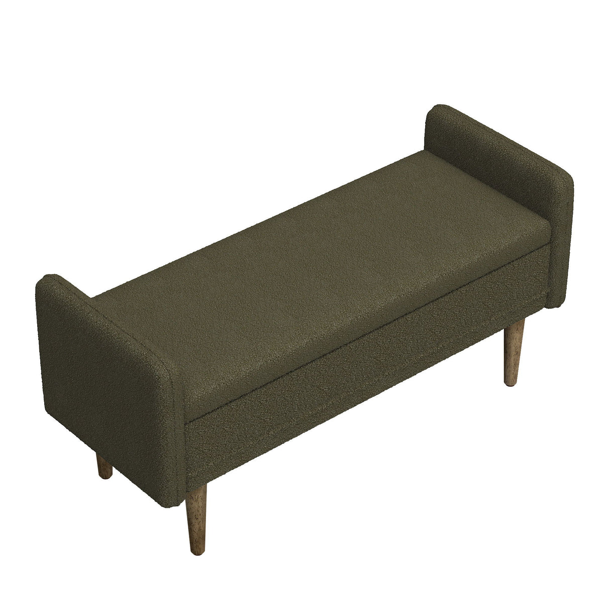 Teddy Velvet Storage Stool With Storage Space For Apartments