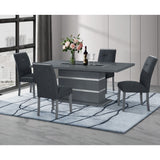 Ariya - Dining Table And Chair Set - Dark Gray