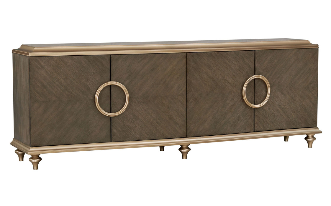 ACME Ashtin Console Cabinet, Brown Finish AC02598