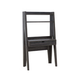 Ladder Desk Two Tone, Home Office Study Desk With Drawer And Two Shelves