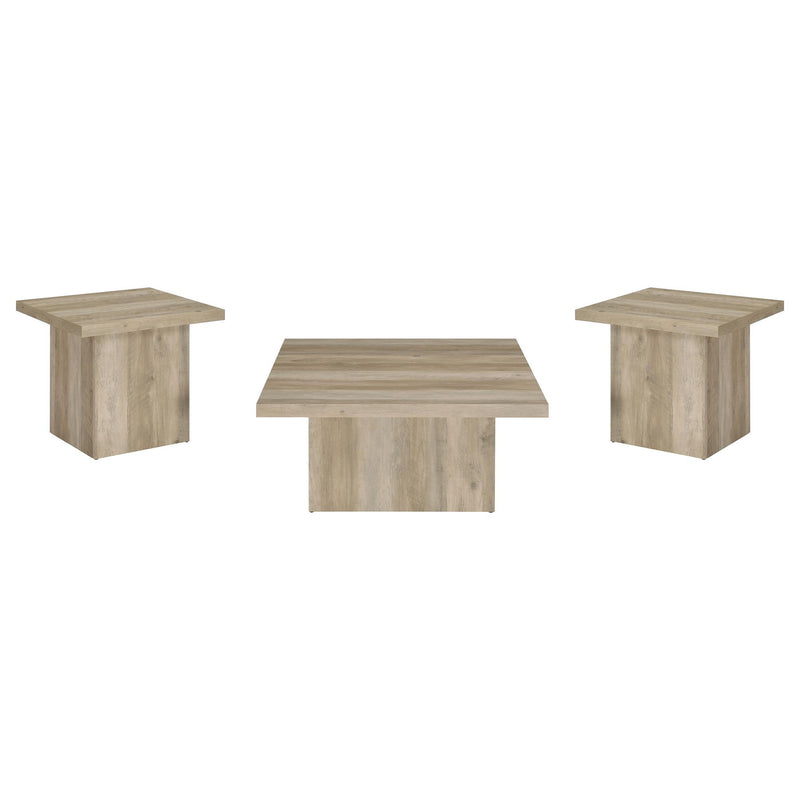 Eldridge - Coffee Table Set With Square Tops