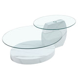 Contemporary Artistic Double Layer Coffee Table
