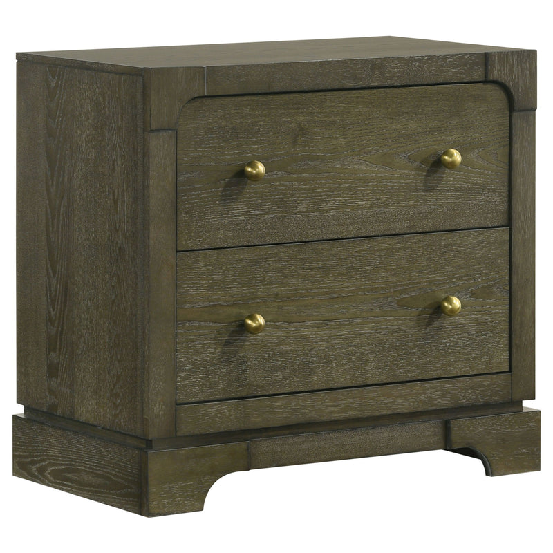 Sundance - 2 Drawer Nightstand - Dark Brown