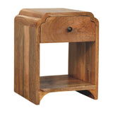 Newton - Mini Nightstand With A Drawer And Open Shelf