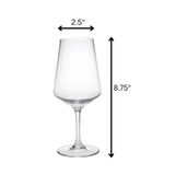 Tritan Lexington - Leadingware Unbreakable Wine Glass (Set of 4), Bpa Free, 19Oz - Clear