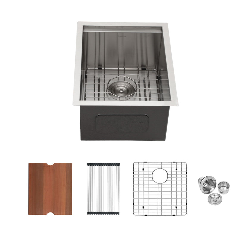 Laundry Workstation Undermount Utility Sink, Deep Single Bowl