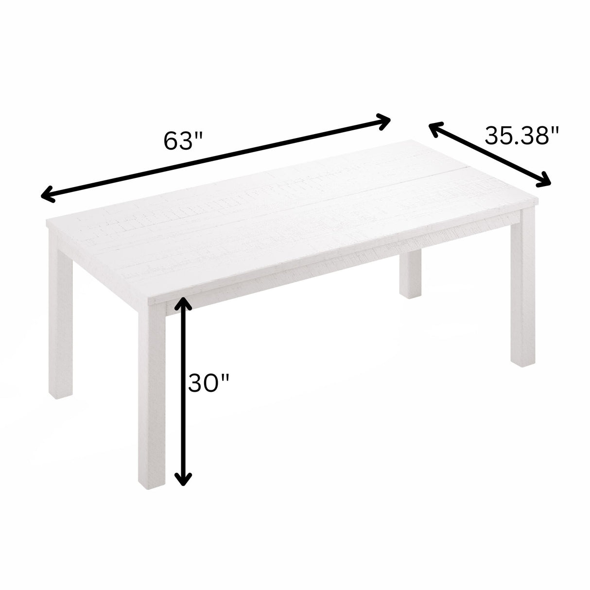Albany - Solid Wood Dining Table For 6