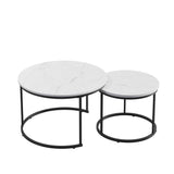 Round Nesting Coffee Table (Set of 2)