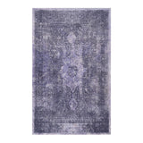 Maval - 8' X 10' Washable Area Rug - Anthracite