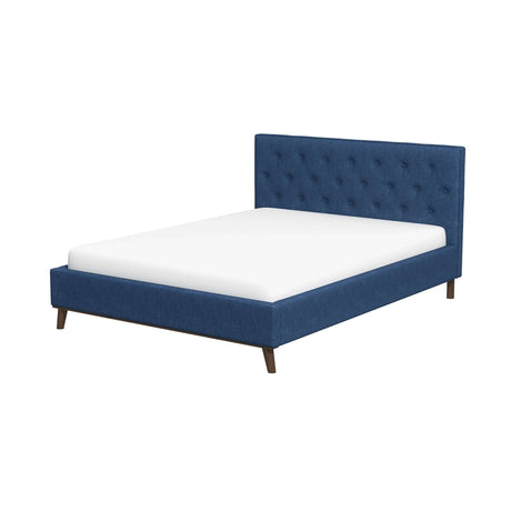 Graceville - King Size Platform Bed - Blue