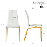 Modern Upholstered Dining Chair (Set of 4)