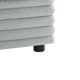 Jenny - rmless Slipper Chair - Gray