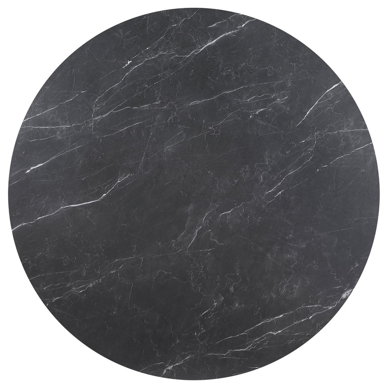 Dorgan - Round Dining Table - Black