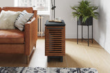 Graceland - Chairside Table, Fully Assembled - Black, Bourbon