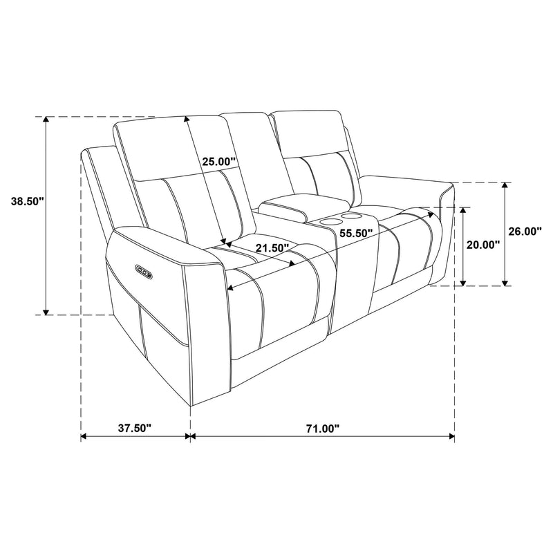 Patrick - Power Reclining Loveseat